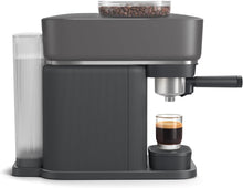 Load image into Gallery viewer, Philips Baristina Machine à expresso - Un véritable expresso, en toute simplicité - Compacte - 16 bars de pression - Broyeur intégré - Machine blanche avec porte-filtre blanc (BAR300/00)