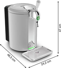 Load image into Gallery viewer, Krups Beertender Draft Beer Machine, 5 L Kegs, Heineken Group Brands, Indicator Light, Perfect Temperature and Foam, Cold Beer, Easy Installation, Compact VB452E10