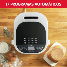 Load image into Gallery viewer, Moulinex OW220830 Bread Maker with 17 Programmes Plastic Black/Purple 31 x 29 x 29 cm
