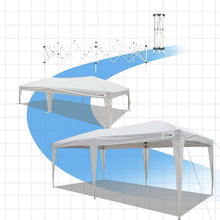 Load image into Gallery viewer, Goutime tonnelle Pliante 3x6,Pop up canopée Gazebo Tente de fête,4 Murs détachables Même Sac à roulettes,abri de Jardin Exterieur,Tente de réception（Blanc）