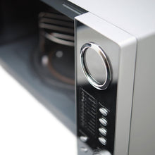 Load image into Gallery viewer, H.Koenig Four à Micro-ondes Compact Digital 20L VIO2, 700W, Plateau tournant 24,5cm, Multifonction Programmable 6 niveaux de chauffe, Décongélation et Express, Minuterie 60min, Effet mirroir noir