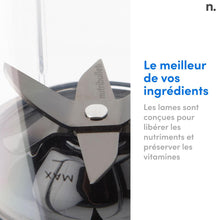 Load image into Gallery viewer, Nutribullet Pro 1200, Blender électrique, Broyeur, Smoothie Blender, Blender multifonctions, puissance 1200w, verres 700ml et 900ml, noir, NB120MB
