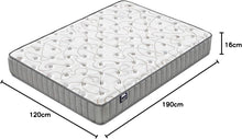 Load image into Gallery viewer, NOVEMBER - Orionis Mattress 120 x 190 cm - Hybrid Technology: HDensity Foam + Memory Foam - Thickness 22 cm - Toning &amp; Wrap Support - Sanitized Label (Anti-Bacterial/Dust Mite)