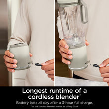Load image into Gallery viewer, Ninja Blast Max, Portable Blender + Twist &amp; Go, Personal Smoothie, Blend, Ice Crush, 3 Programs, Cordless, 22 oz removable Vessel, Dishwasher Safe, Leakproof, Navy, BC251NV