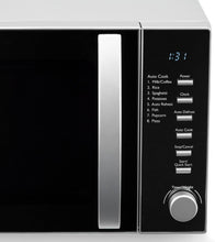 Load image into Gallery viewer, H.Koenig Four à Micro-ondes Compact Digital 20L VIO2, 700W, Plateau tournant 24,5cm, Multifonction Programmable 6 niveaux de chauffe, Décongélation et Express, Minuterie 60min, Effet mirroir noir