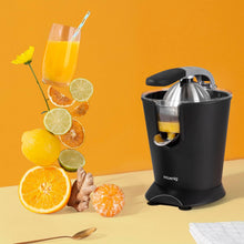 Load image into Gallery viewer, H.Koenig AGR80 160W Professional Electric Citrus Juicer Stainless Steel Lever and Filter Drip Free BPA Free Dishwasher Safe Parts