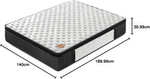 Load image into Gallery viewer, sensoreve November- Matelas Elekctra 140x190cm- Épaisseur 30cm- Hybride: Ressorts ensachés+Mousse Mémoire de Forme - Soutien Tonique &amp; indépendance de Couchage-Label SANITIZED(Anti bactérien/acarien)