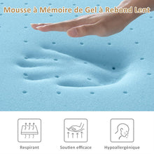 Load image into Gallery viewer, BedStory [Nouvelle Technologie] Surmatelas 160 x 200 à Mémoire de Forme de 7.5CM, Surmatelas de Haute Densité avec Gel Plus Respirant, Housse Amoivible et Lavable
