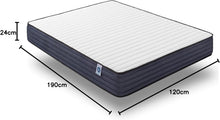Load image into Gallery viewer, NATURALEX - Matelas PerfectSleep 180x200 - Épais 30 cm - Soutien Mousse à mémoire de Forme - Accueil Blue Latex - Confort Ferme - Respirant - 7 Zones - Réversible - Haute Densité - Fabriqué en Europe