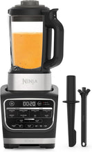 Load image into Gallery viewer, Ninja Foodi Mixeur &amp; Soupe, 10 Programmes Auto-iQ, Verre 1.7L, Mixeur Chaud et Froid, Elément Chauffant Intégré, Programme de Nettoyage et Brosse, 1000W, Noir HB150EU
