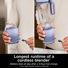 Load image into Gallery viewer, Ninja Blast Max, Portable Blender + Twist &amp; Go, Personal Smoothie, Blend, Ice Crush, 3 Programs, Cordless, 22 oz removable Vessel, Dishwasher Safe, Leakproof, Pink, BC251PK
