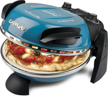 Load image into Gallery viewer, G3 Ferrari G10006 Pizza Express Delizia, 1200 W Pizza Oven, Adjustable Thermostat up to 400°C, Cooks Tasty Pizza in 5 Minutes, Double Resistance, Recipe Book and Spatulas Included - Black