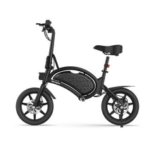 Load image into Gallery viewer, Roulement électrique pour adulte avec boulon Jetson | Comprend un moteur de 350 watts | Pieds de pied | Mécanisme de pliage facile | Guidon pliable | Poignée de transport intégrée | Cadre léger en alliage d'aluminium | Tête LED