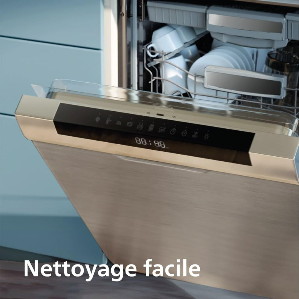 Philips Air Fryer 3000 Series Double Basket - Healthy, Fast and Versatile Cooking, 9 Litre Capacity, Touch Screen, Two Drawer Design (NA350/00)