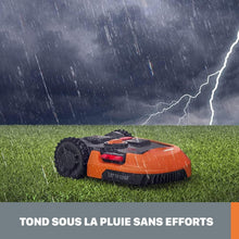 Load image into Gallery viewer, WORX LANDROID Vision WR206E.1, Robot Tondeuse sans Fil périphérique 600 m² Surf.Max 700 m², Installation en 30 Min, Caméra 4K + IA Adaptative, évite Tous Les Obstacles, Coupe des Bordures, Multizone