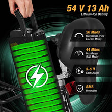 Load image into Gallery viewer, Folding Electric Bike for Adults with 20" Fat Tires, 750W Brushless Motor, 30MPH, 44-Mile Range, LCD Display &amp; Fork Suspension for Snow/Sand Commuting