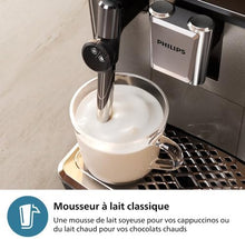 Load image into Gallery viewer, Philips Série 2200 Machine Expresso Automatique - 2 Boissons, Mousseur à Lait Classique, Écran Tactile, Broyeur Céramique, Aroma Seal, Noir Mat (EP2220/10)