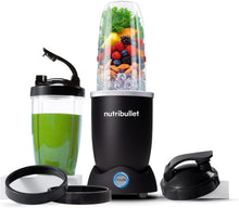 Load image into Gallery viewer, Nutribullet Pro 1200, Blender électrique, Broyeur, Smoothie Blender, Blender multifonctions, puissance 1200w, verres 700ml et 900ml, noir, NB120MB