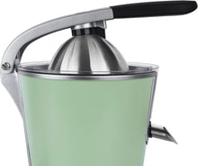 Load image into Gallery viewer, H.Koenig AGR80 160W Professional Electric Citrus Juicer Stainless Steel Lever and Filter Drip Free BPA Free Dishwasher Safe Parts