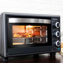 Load image into Gallery viewer, Cecotec Bake&amp;Toast 4600 Black Gyro Countertop Oven, 46 L, 2000 W, 12 Combinable Heating Functions, Includes Rotating Spindle, Crumb Catcher Tray.