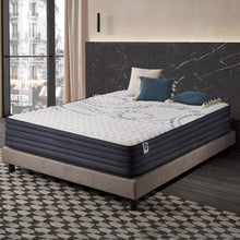 Load image into Gallery viewer, NATURALEX - Matelas PerfectSleep 180x200 - Épais 30 cm - Soutien Mousse à mémoire de Forme - Accueil Blue Latex - Confort Ferme - Respirant - 7 Zones - Réversible - Haute Densité - Fabriqué en Europe