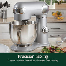 Load image into Gallery viewer, Cuisinart SMD-50BC Precision Pro Mélangeur numérique sur pied de 5,5 litres, métal, doublure argentée