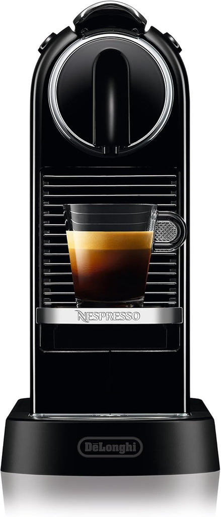 Nespresso CitiZ Coffee and Espresso Machine by De'Longhi with Milk Frother, Black, 9.3 x 14.6 x 10.9 inches