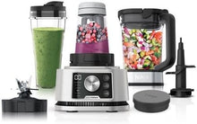 Load image into Gallery viewer, Ninja Foodi Power Nutri Blender 3-in-1 Blender for Smoothie Bowls, Thick Spreads and Iced Drinks, Automatic Programs, 2.1 L, 700 ml and 400 ml, 1200 W, Silver CB350EU