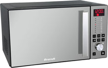 Load image into Gallery viewer, BRANDT - SE2616W - Micro-ondes Solo Electronique 26L – 900W – Autoprogramme 8 positions – 3 mémoires – Programme Speed Defrost – Façade miroir – Cavité énamelite – Blanc