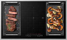Load image into Gallery viewer, GASLAND IH905BFB Plaque de Cuisson Induction encastrable 90 cm, 5 foyers avec cadre en inox, zone spéciale BBQ, PowerBoost, 10000W (Poêle non incluse)