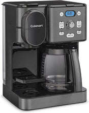Load image into Gallery viewer, Cuisinart Cafetière, carafe en verre de 12 tasses, cafetière automatique chaude et glacée, machine à café à serveur unique, acier inoxydable noir, SS-16BKS