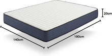 Load image into Gallery viewer, NATURALEX - Matelas PerfectSleep 180x200 - Épais 30 cm - Soutien Mousse à mémoire de Forme - Accueil Blue Latex - Confort Ferme - Respirant - 7 Zones - Réversible - Haute Densité - Fabriqué en Europe