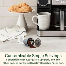 Load image into Gallery viewer, Cuisinart Cafetière, carafe en verre de 12 tasses, cafetière automatique chaude et glacée, machine à café à serveur unique, acier inoxydable noir, SS-16BKS