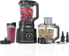 Load image into Gallery viewer, Ninja Detect Power Blender Processor Pro 3-in-1, Blender 1200W, Mixing Bowl, Blender Blade, Individual Cup, Container, Knead, Blender, Chopping &amp; Mixing, Black, TB401EU