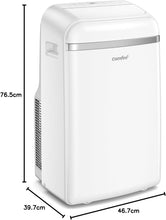 Load image into Gallery viewer, COMFEE' Climatiseur Mobile 9000 BTU/h 2,6kW, 3-EN-1 Refroidisseur Déshumidificateur Ventilateur, Fonction Follow me, Minuterie, Mode nuit, Pour salon et maison de 33㎡/88m³, MPPH-09CRN7, R290
