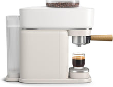 Load image into Gallery viewer, Philips Baristina Machine à expresso - Un véritable expresso, en toute simplicité - Compacte - 16 bars de pression - Broyeur intégré - Machine blanche avec porte-filtre blanc (BAR300/00)
