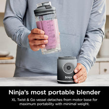 Load image into Gallery viewer, Ninja Blast Max, Portable Blender + Twist &amp; Go, Personal Smoothie, Blend, Ice Crush, 3 Programs, Cordless, 22 oz removable Vessel, Dishwasher Safe, Leakproof, Navy, BC251NV