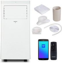 Load image into Gallery viewer, MEDION Smart Climatiseur Mobile P1002 (10000 BTU, 3-en-1, Refroidir, Déshumidification, Ventilation, jusqu'à 34m², kit de joint de fenêtre, mode sommeil, contrôle Wifi, Télécommande, Écran, MD 37733)