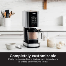 Load image into Gallery viewer, Ninja CREAMi Deluxe Ice Cream &amp; Frozen Treat Maker for Ice Cream, Sorbet, Milkshakes, Frozen Yogurt, &amp; More, 11-in-1, XL Capacity, Silver, Includes (2) Family-Sized 24 oz. Tubs, NC501