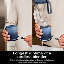 Load image into Gallery viewer, Ninja Blast Max, Portable Blender + Twist &amp; Go, Personal Smoothie, Blend, Ice Crush, 3 Programs, Cordless, 22 oz removable Vessel, Dishwasher Safe, Leakproof, Navy, BC251NV