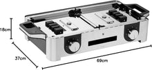 Load image into Gallery viewer, WMF Master-Grill électrique, 2400W, Grande surface 28x50cm, Revêtement antiadhésif, Plaques amovibles compatibles lave-vaisselle, Inox 18/10 Cromargan, Lono 0415280011