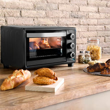 Load image into Gallery viewer, Cecotec Bake&amp;Toast 4600 Black Gyro Countertop Oven, 46 L, 2000 W, 12 Combinable Heating Functions, Includes Rotating Spindle, Crumb Catcher Tray.