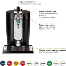 Load image into Gallery viewer, Krups Beertender Draft Beer Machine, 5 L Kegs, Heineken Group Brands, Indicator Light, Perfect Temperature and Foam, Cold Beer, Easy Installation, Compact VB452E10