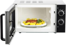 Load image into Gallery viewer, H.Koenig Four à Micro-ondes Compact Digital 20L VIO2, 700W, Plateau tournant 24,5cm, Multifonction Programmable 6 niveaux de chauffe, Décongélation et Express, Minuterie 60min, Effet mirroir noir