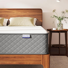 Load image into Gallery viewer, MOLPHIT Oeko-TEX Certified Mattress 90 x 190 cm, Thickness 25 cm, Independent Pocket Sprung Mattress, Adult and Children's Bed Mattress, Single Mattress, Perfect Support, Durable and Quiet