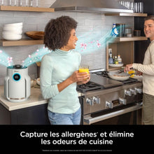 Load image into Gallery viewer, Shark NeverChange jusqu'à 5 ans Purificateur d'air MAX intérieur, Couvre 130m², Filtre HEPA 5 ans, Capture 99,97% allergènes, Mode automatique, Silencieux, LED, Blanc HP300EU