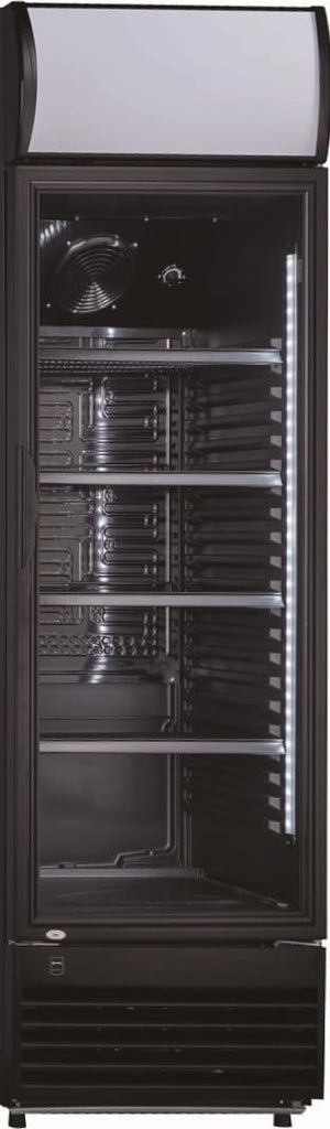 METRO Professional Réfrigérateur à Boissons GSC2360B, Acier/Verre, 62 x 63.6 x 175.3 cm, 347 L, avec Serrure, Noir
