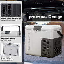 Load image into Gallery viewer, Alpicool LGMP8 8L Glaciere Portable Réfrigérateur Voiture Camping Congélateur 12/24V Mini Frigo pour Maison, Bureau ou Pique-Nique en Plein Air/ -20 à 20℃(Batterie Non Incluse)