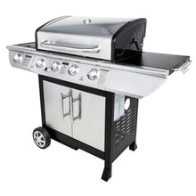 Load image into Gallery viewer, Barbecue au gaz BRISBANE - 4 brûleurs 14kW + réchaud Somagic