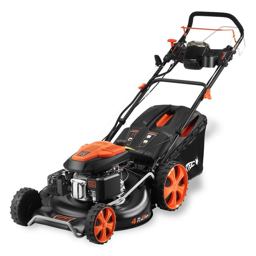Tondeuse thermique démarrage électrique E-Start et vitesse d'autotraction réglable FUXTEC FX-RM5396esPRO